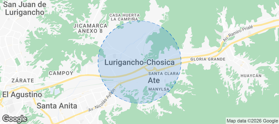 Lurigancho-Chosica Airbnb map